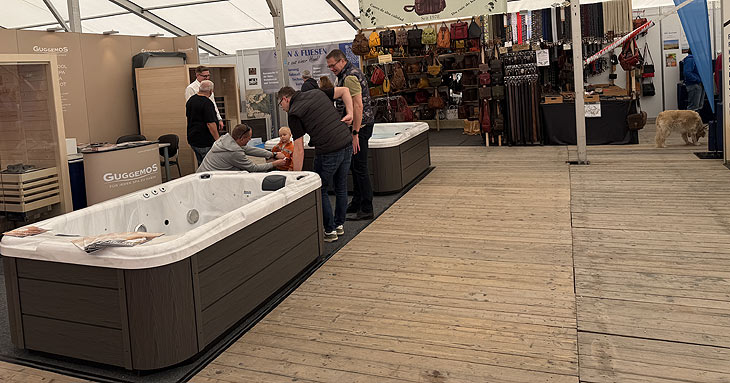 Auch im Festzelt Lanzl gibt es Aussteller auf der SOBA 2026 (&copy;Foto: Martin Schmitz) 